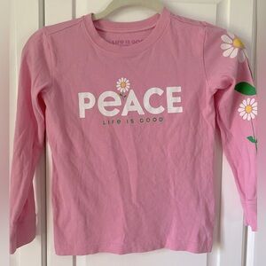 Life is Good Girls Long Sleeve Tee